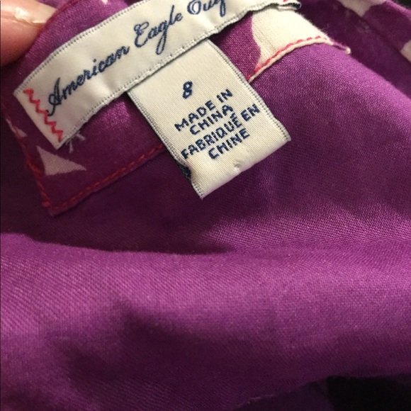 American Eagle purple floral dress - Picture 3 of 3